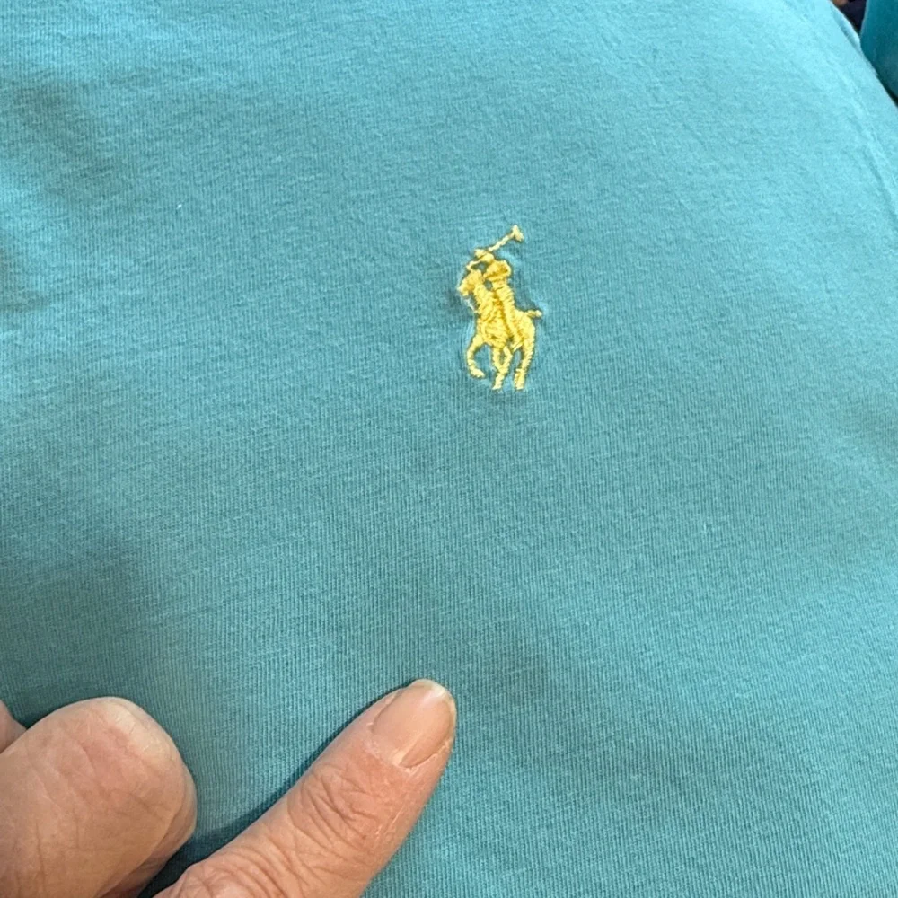 POLO by Ralph Lauren Electric Blue Mens Shirt Size Small